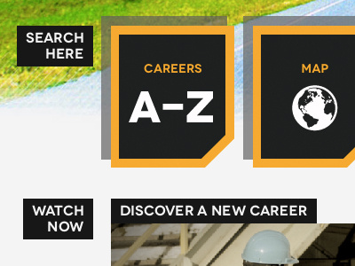 Career Trek CTAs careertrek headings typography vizd