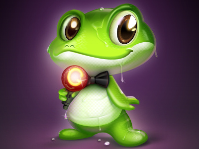 Guagua frog frog gdc icon mascot