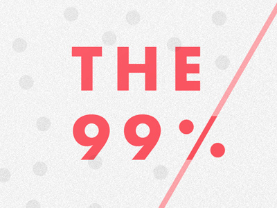 The 99% 99 futura typography