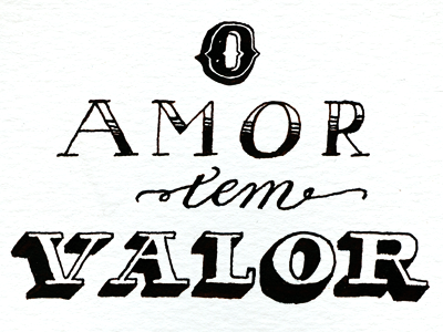 "Love is Worthy" invitation lettering wedding