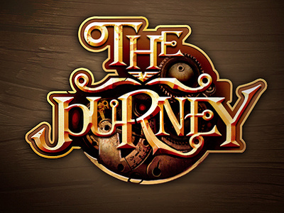 Thejourney Logo Dribble abstract art bee brand branding design graphic design identity journey logo logotype sci fi sergey sergey punchev sign steam punk studio vector vertex video game visuals yellow