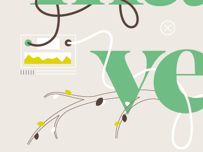 Maisonverte eco green lemonde typography