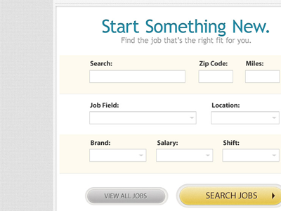 Job Search button design job ui ux web