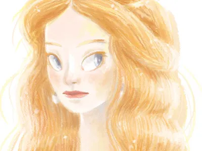 Before She Was Queen digital elizabeth gold illustration kassandra heller queen