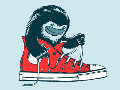 Shoe Monster Tee illustration t shirt