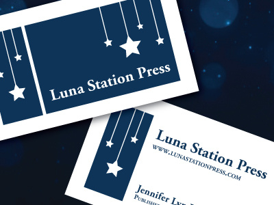 Luna Station Business Card business card first pass