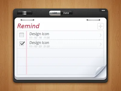 Reminders mini paco reminders ui