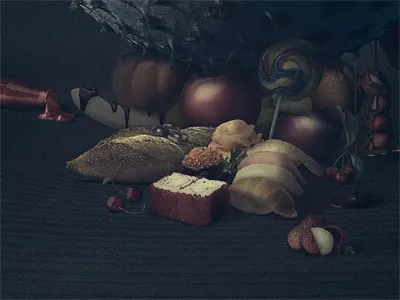 Fotolia 3 animal creative detail digital fish food fotolia free fruit illustration noir photomontage preview psd tenbyfotolia type