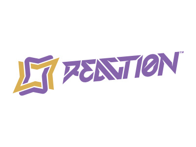 Reaction electro house logo logotype music