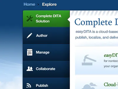 Work in Progress dwaiter easydita ui website