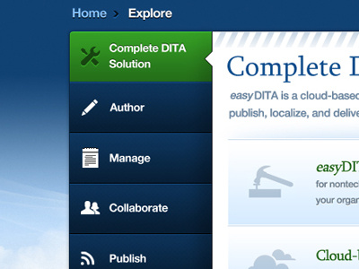 Work in Progress dwaiter easydita ui website