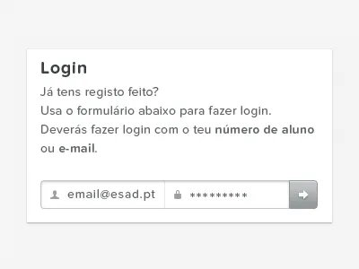 Gallery — Login black button email gallery input password portugal proxima nova soft submit typography web white