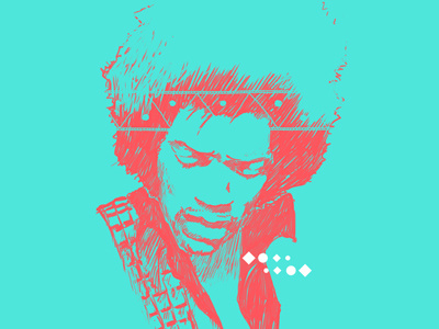 The Sinner's Face illustration james marshall hendrix