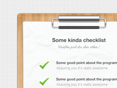 Clipboard - First Draft board check checklist clip clipboard list paper skeuomorph wood