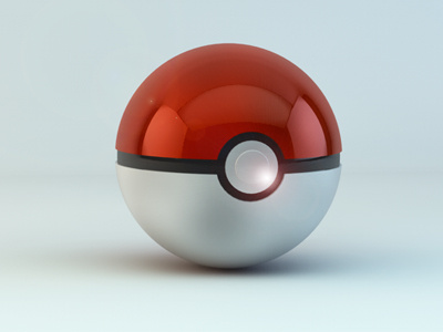 Poké Ball 4d ball cinema model poke pokémon