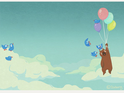 Fly character digital illustration