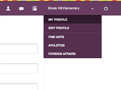 Dropdown css dropdown header menu menu bar purple submenu wip