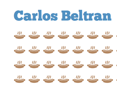 Carlos Beltran salary in hot dogs