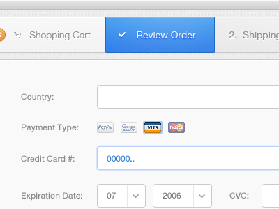 Payment Steps part2 ecommerce payment steps ui