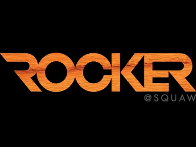 Rocker @ Squaw bar edges identity logo restaurant rocker sharp skiing snowboarding sports squaw squaw valley