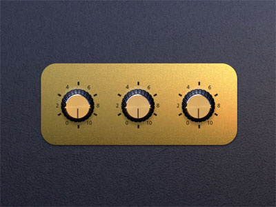 Audio UI 3d audio design photoshop ui