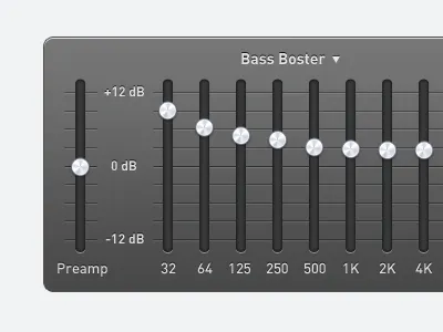Quickualiser equaliser quickualiser sound ui