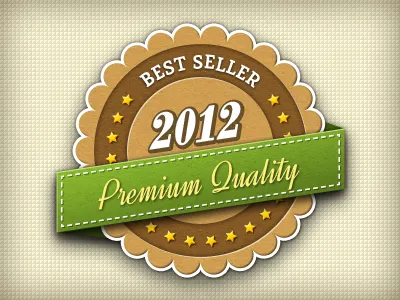 Retro Classic Badge advertising badges badges buttons ecommerce promotions retro retro badges retro stickers ribbon stickers stitched vintage vintage ribbons