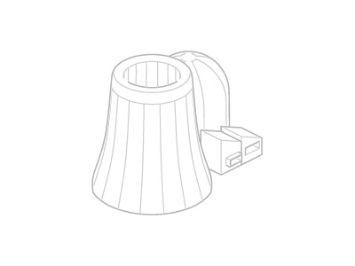 Bildding Nuclear icon isometric nuclear