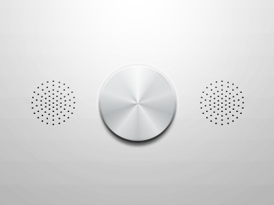 Radio thingy knob radio speakers ui