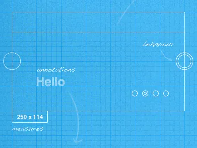 Blueprint Frontend blue blueprint landing