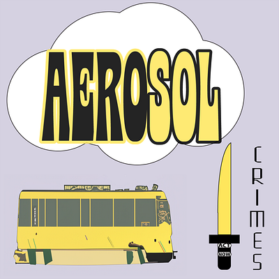 Art Cover - Track : Aerosol Crimes climate crazy font design illustration pollution sky