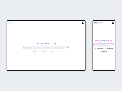 Ai chat - Website ai desktop graphic design logo mobile ui ux website