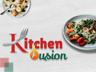 🔪🍴 Fresh Kitchen Logo Design 🍴🔪 branding food fooddeliveryapp graphic design logo logodesign restaurantlogo ui uxdesign
