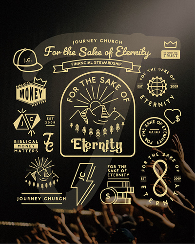 For the Sake of Eternity branding church graphic design illustration logo logo sheet logos logosheet vector