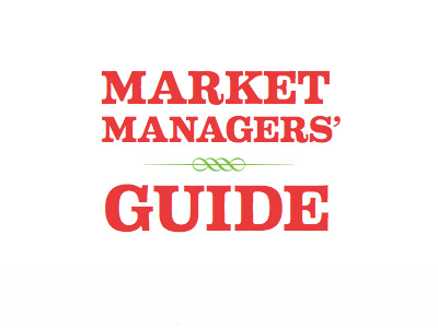 Market guide managers market ornament typography