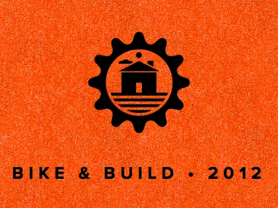 Bike and Build Logo bikes cog logo
