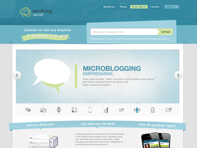 Workingsocial home landing page