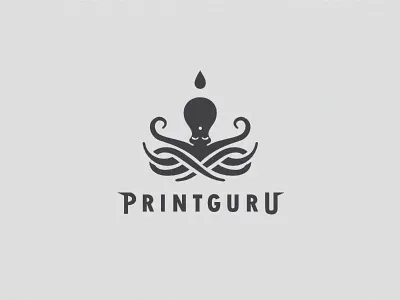Printguru drop guru india logo master octopus print