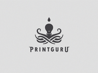 Printguru drop guru india logo master octopus print