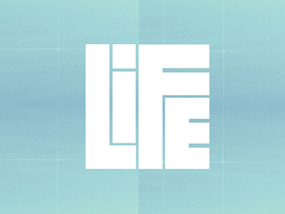 Life in a box box life typo typography