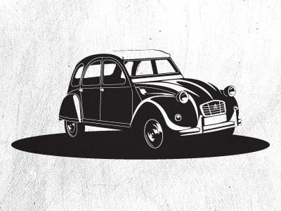 2cv black illustration vector white