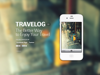 TRAVELOG teaser website teaser travelog web