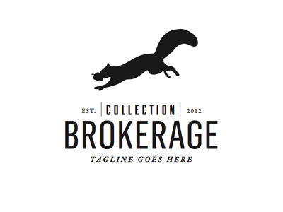 Collection Logo brokerage collection collection brokerage logo squirrel