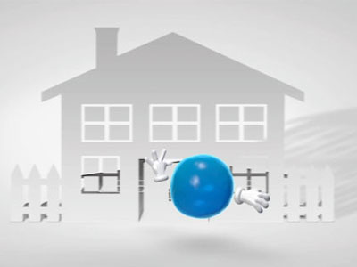 Hello House flubber house motion paper cutout video