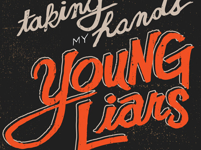 Young Liars illustration typography