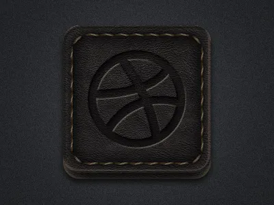 Leather Social Icons II icons leather png social media stitching texture