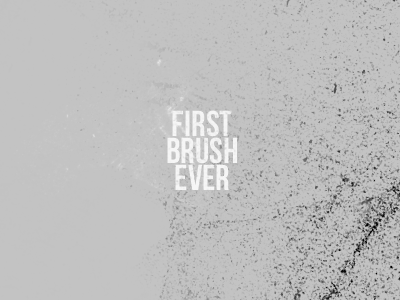 First Brush Ever brush first grunge photoshop