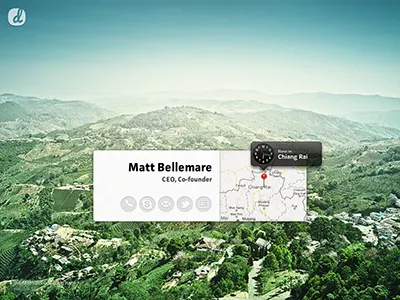 Dcovery - Matt bio businesscard dcovery page web