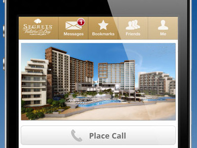 Secret's Resort and Spa Mobile App android app css icons iphone mobile photoshop website