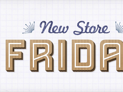 Dribble cardboard ink paper typography